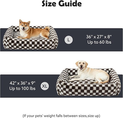 JOEJOY Small Dog Bed for Small Dogs, Rectangle Washable Orthopedic Corduroy - Image 7