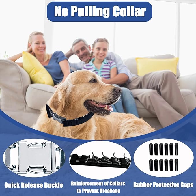 Prong Training Collar for Dogs, Rotating Ring Welding, Adjustable Dog Training - Image 4