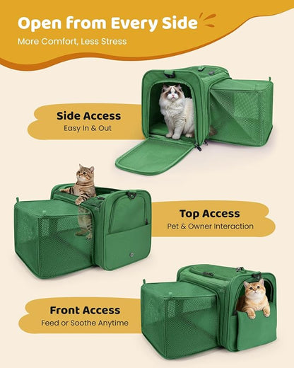 MIDOG Cat Carrier Soft for Small to Medium-Sized Cats, TSA Airline Approved - Image 3