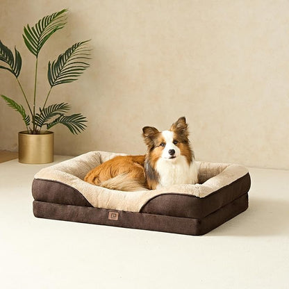 EHEYCIGA Orthopedic Dog Bed for Large Sized Dog, Waterproof Liner & Washable - Image 8