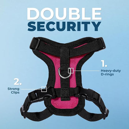 Voyager Escape-Proof Step-in Lock Cat Harness & 5ft Neoprene-Handle Leash Set - Image 2