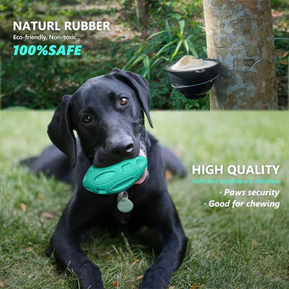 EASTBLUE Squeaky Dog Toys for Aggressive Chewers: Rubber Interactive Puppy Ball - Image 4