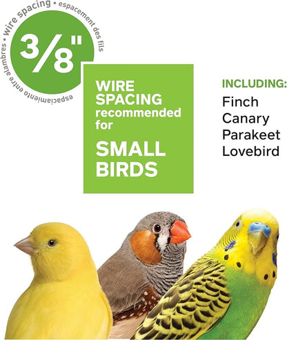 Prevue Pet Products South Beach Flat Top Bird Cage - Image 6