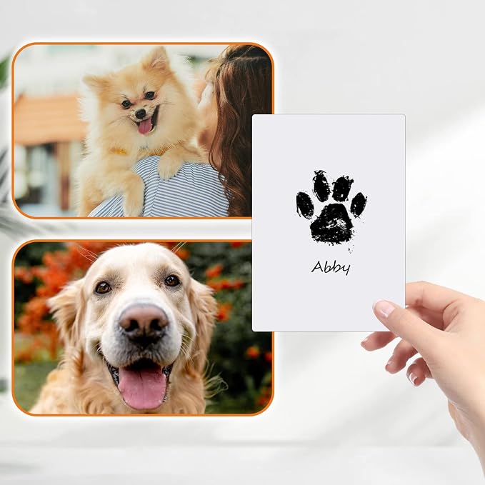 Nabance Inkless Paw Print Kit for Dogs, Cats - Image 2
