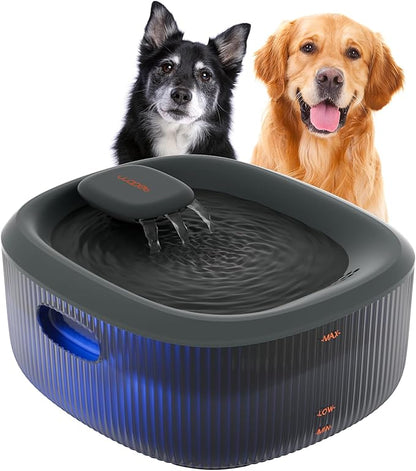 WOPET Dog Water Fountain for Large Dogs, 6L/205oz Automatic Cat Water Fountain by WOPET