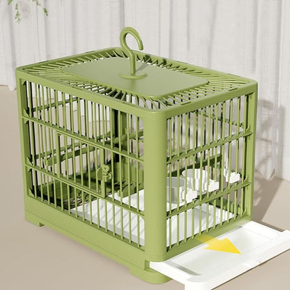 2025 New Carry Cage for Parakeet Portable 30x23x26cm Bird Travel Carrier Cage - Image 3