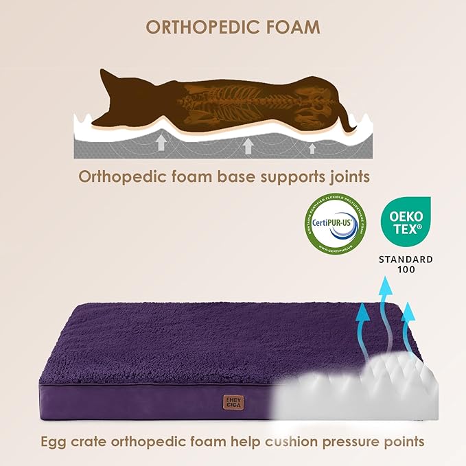 EHEYCIGA Orthopedic Dog Beds for Large Dogs - Image 3