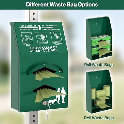 Aluminum Outdoor Dog Bag Dispenser - Image 4