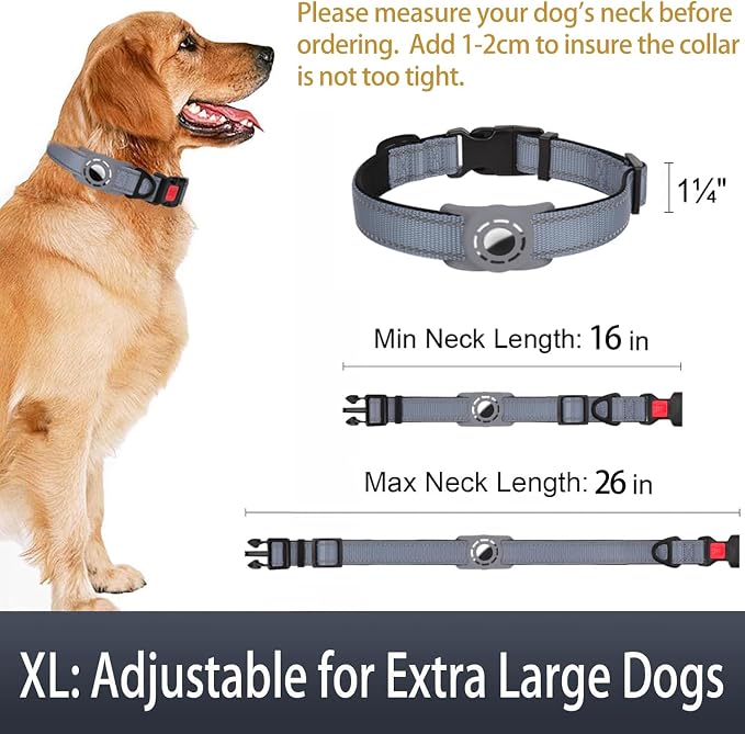 Airtag Dog Collar with AirTag Holder - Image 6