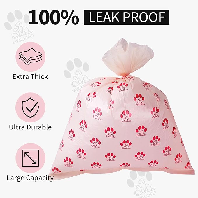 Dog Poop Bags Rolls 300 Count Biodegradable Poop Bags Refills - Image 3