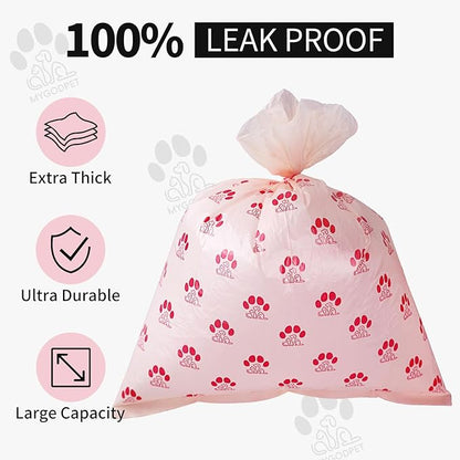 Dog Poop Bags Rolls 300 Count Biodegradable Poop Bags Refills - Image 3