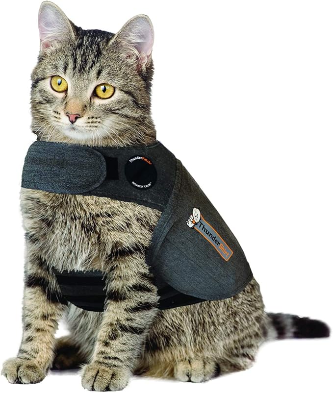 Thundershirt Classic Cat Anxiety Jacket, Heather Gray by ThunderShirt