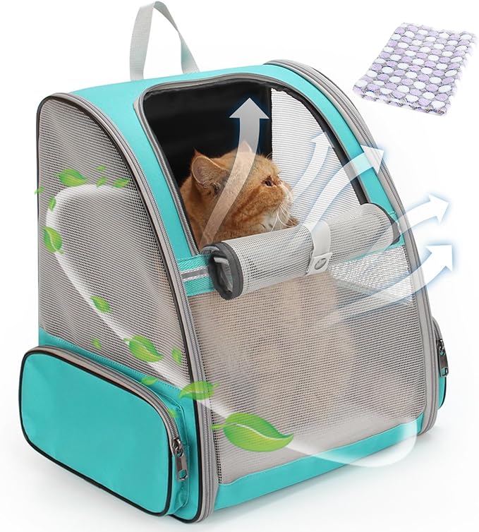Lollimeow Cat Backpack Carrier, Airline Approved, Safe by Lollimeow