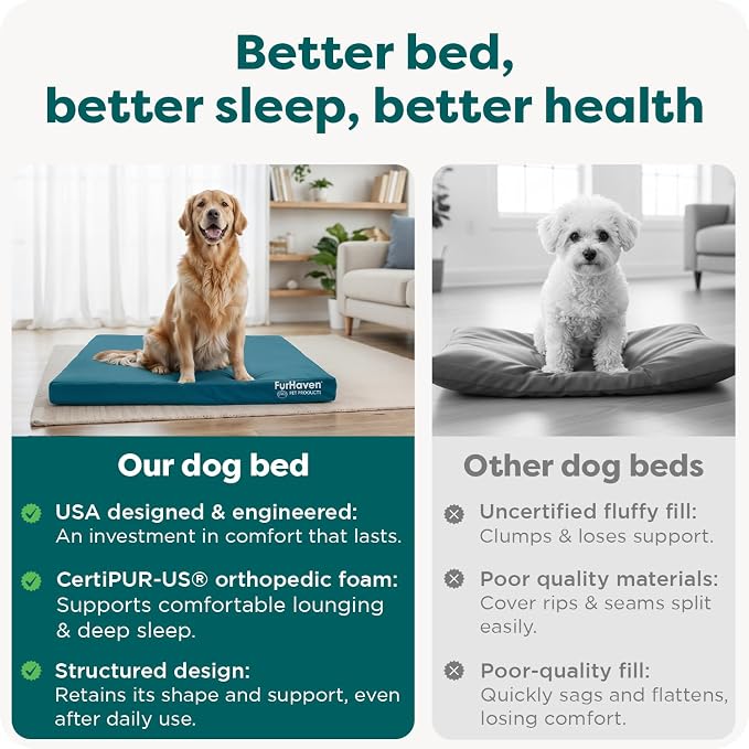 FurHaven Water-Resistant Orthopedic Dog Bed - Image 7