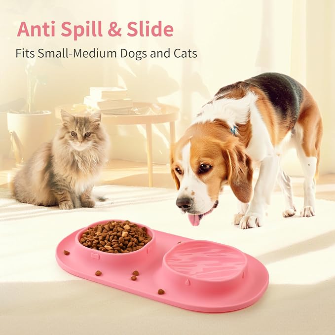 Small Size Puppy Dog Bowls: Food and Water Bowls Set - Image 5