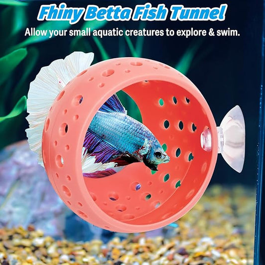 Fhiny Betta Tunnel, Aquarium Betta Fish Hideout - Image 2