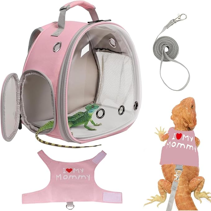 Bearded Dragon Carrier Backpack by halinfer