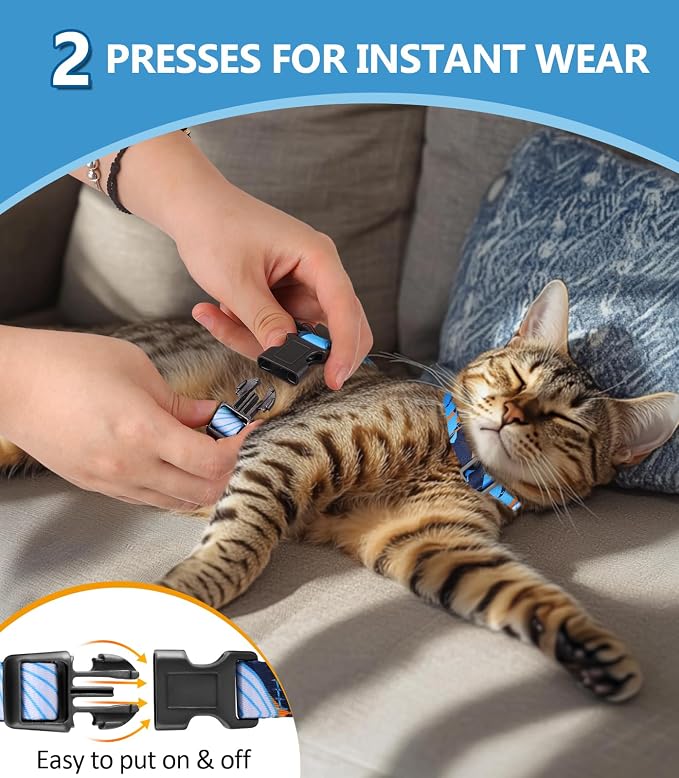 Halypet Cat Harness and Leash Set, Escape Proof Cat Harness, Safe Kitten Harness - Image 8