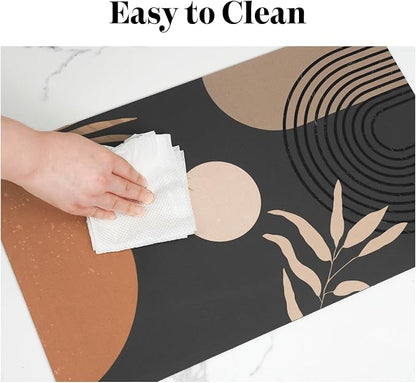 Dog Food Mats for Floors, Absorbent Dog Bowl Mat for Food and Water Dispenser - Image 7