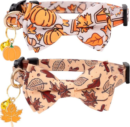 Faygarsle 2 Pack Breakaway Fall Cat Collars by Faygarsle