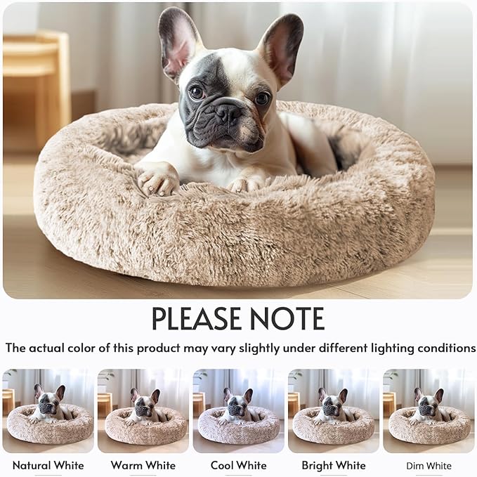 JOLLYVOGUE Calming Small Dog & Cat Bed - Image 7