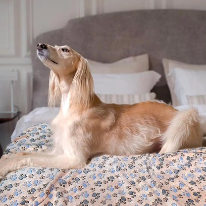 Dog Blankets for Large Dogs, Soft Fluffy Flannel Pet Blanket Mat Cover for Bed - Image 7