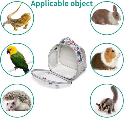 Portable Travel pet Backpack Carrier Hamster Bag Guinea Pig Bird Small Dog cat - Image 3