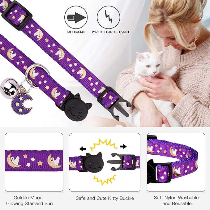 2Pcs Breakaway Cats Collars Cat Collars - Image 2