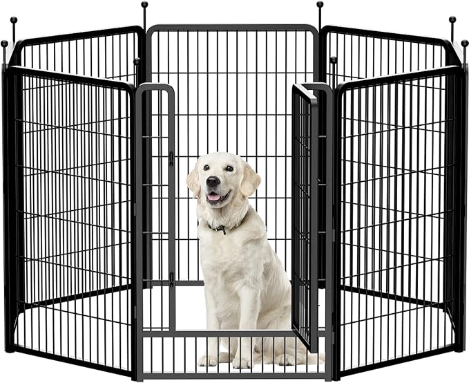 Dog Playpen, Portable Outdoor Dog Fence, Dog Playpen by XDPET