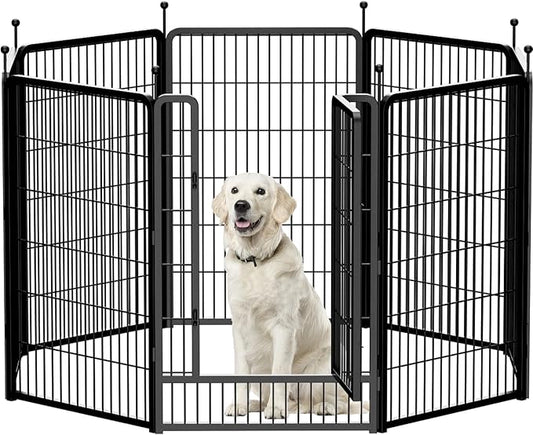 Dog Playpen, Portable Outdoor Dog Fence, Dog Playpen by XDPET