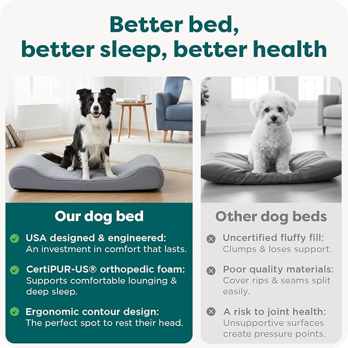 FurHaven Orthopedic Dog Bed for Large Dogs, Luxe Lounger Contour Mattress - Image 7