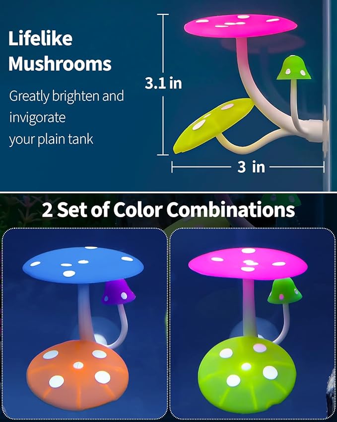Uniclife Betta Mushroom Hammock Soft Aquarium Rest Bed Fish Breeding Playing Pad - Image 4