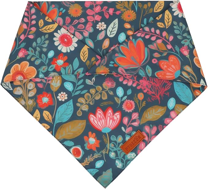 PTDECOR Flower Dog Bandana, Triangle Pet Bandanas - Image 5