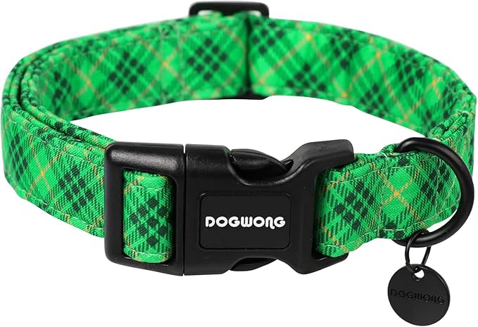 DOGWONG St. Patrick's Day Dog Collar by DOGWONG