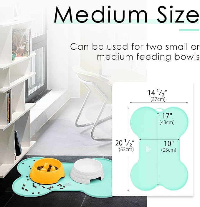 Super Design Dog Food Mat Dog Bowl Mat - Image 7