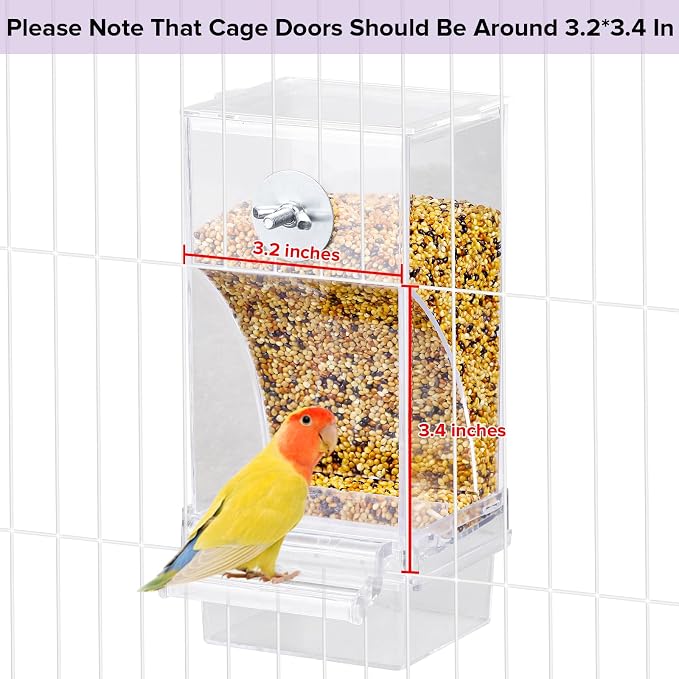 No Mess Bird Feeder Water Dispenser Set, Bird Feeder - Image 6