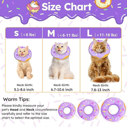 Cat Cone Collar Soft, Cat Recovery Collar - Image 2