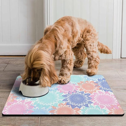 Pet Feeding Mat for Floors Waterproof Dog Mat for Food and Water Absorbent - Image 7