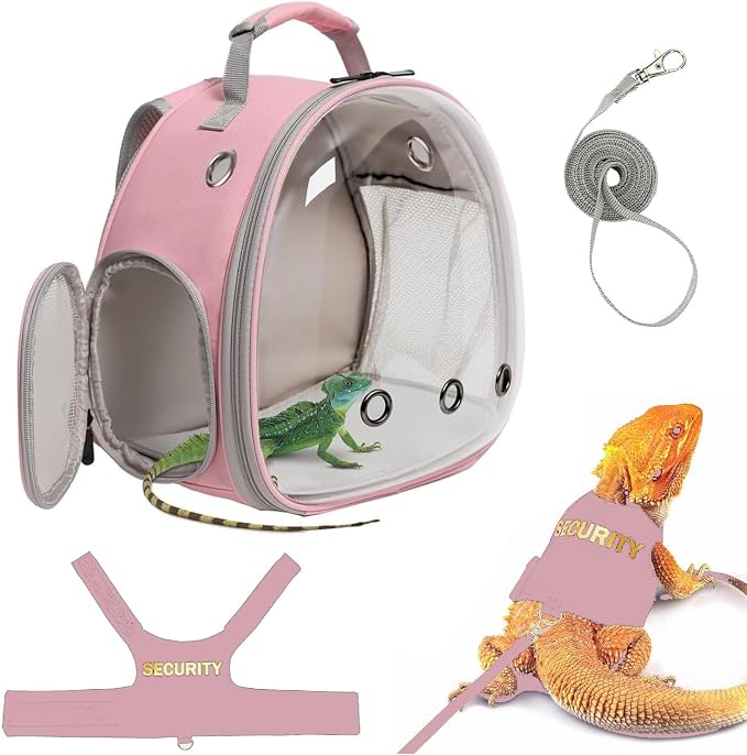Bearded Dragon Carrier Backpack by halinfer