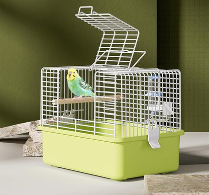 Portable Bird Travel Carrier Cage – 360° Full View Wire Carrier - Image 5