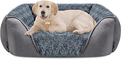 INVENHO Large Dog Bed for Large Medium Small Dogs, Rectangle Washable by INVENHO