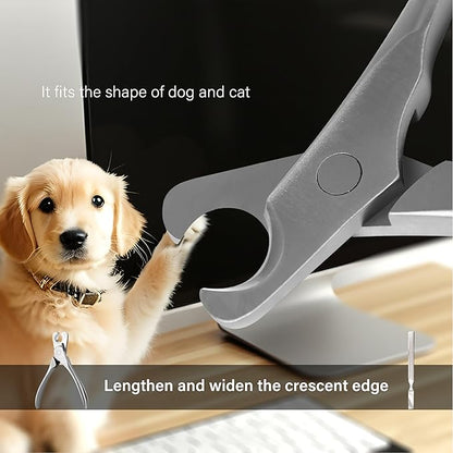 Dog Nail Trimmers & Cat Nail Clipper, Heavy Duty Stainless Steel Claw Clippers - Image 8