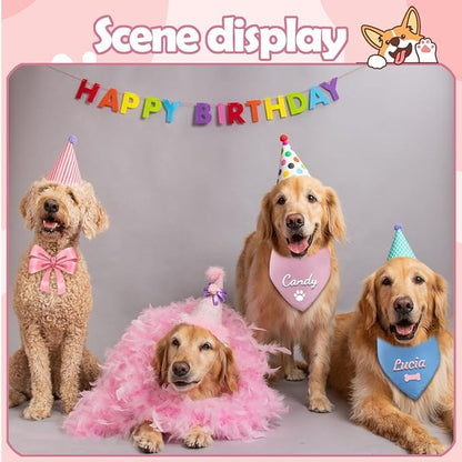 Personalized Dog Bandana, Custom Pet Scarf - Image 6