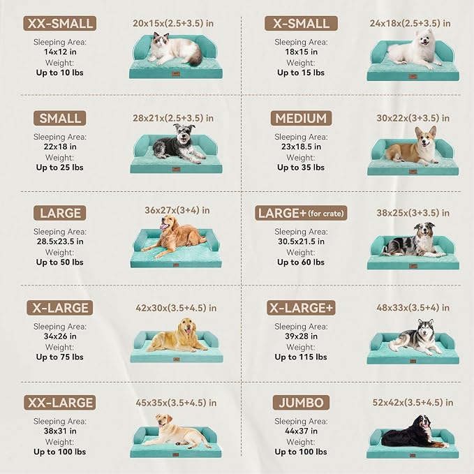 Large Dog Bed Orthopedic Washable, Orthopedic Dogs Bed - Image 2