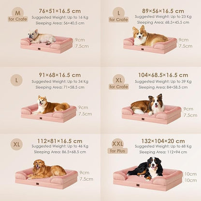 EHEYCIGA Orthopedic Dog Beds for Large Dogs, Waterproof Memory Foam Large Dog - Image 5