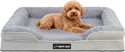Orthopedic Dog Bed for Large Medium Sized, Washable Memory Foam Large Dog Bed by Unknown