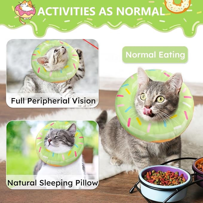 Cat Cone Collar Soft, Cat Recovery Collar - Image 3