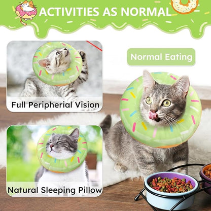 Cat Cone Collar Soft, Cat Recovery Collar - Image 3