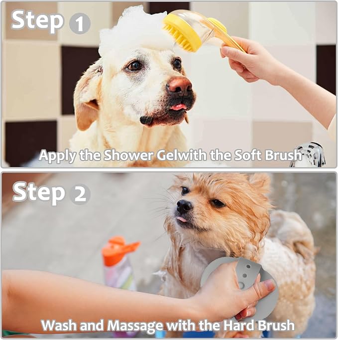 ELEGX Pet Grooming Bath Massage Brush - Image 5