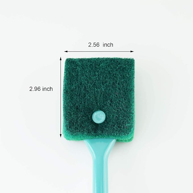 3 PCS Double-Sided AOODOOM Aquarium Fish Tank Algae Cleaning Brush - Image 7